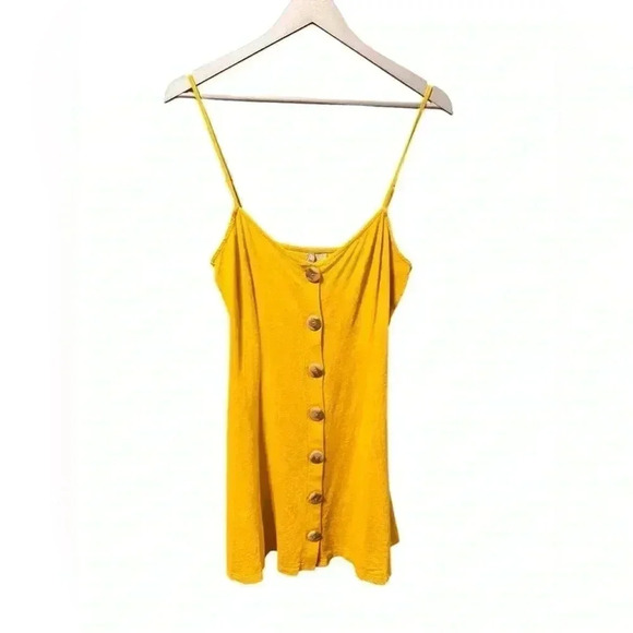 ASOS Mustard Yellow Mini Dress – Size 6 - Picture 1 of 4